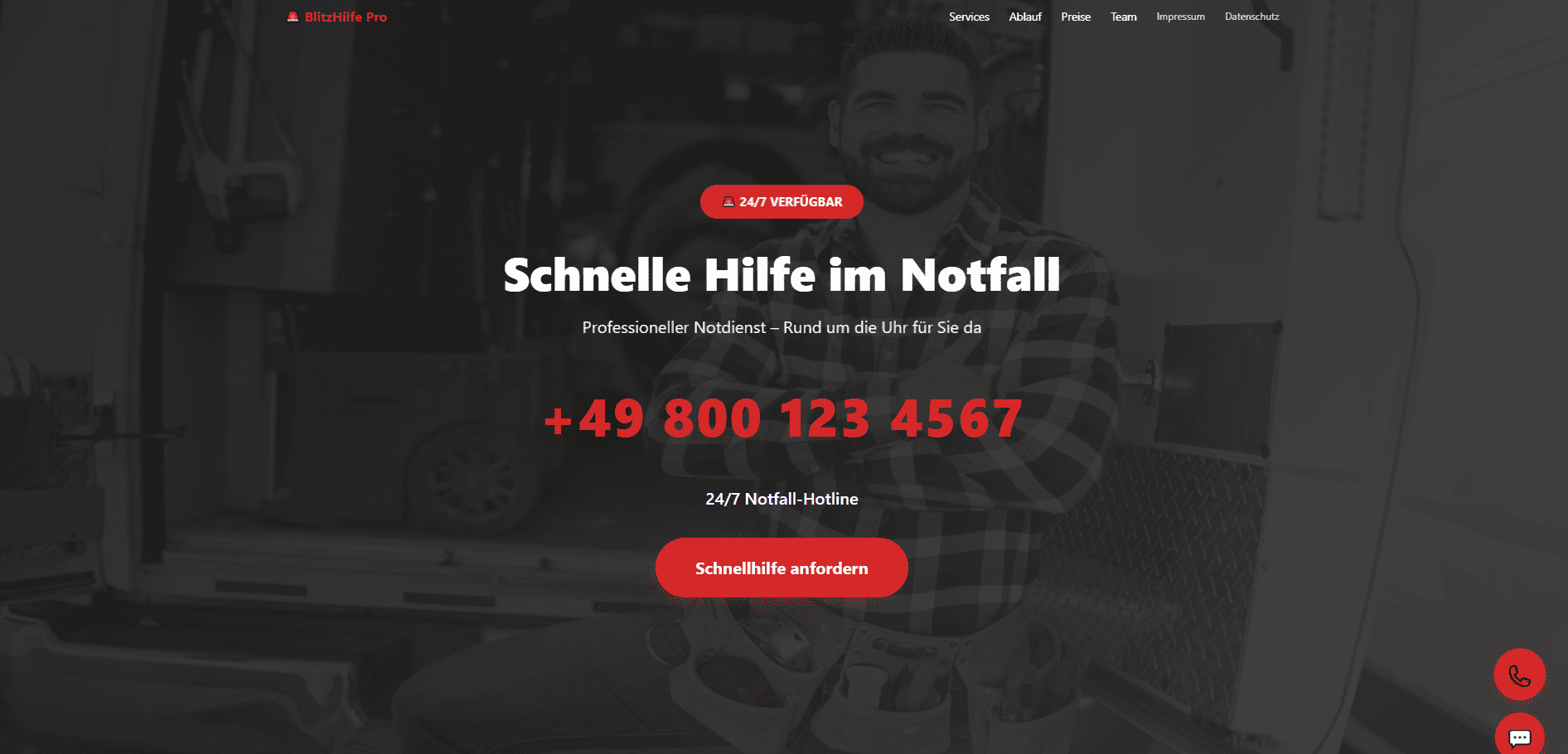 BlitzhilfePro – Startseite / Home